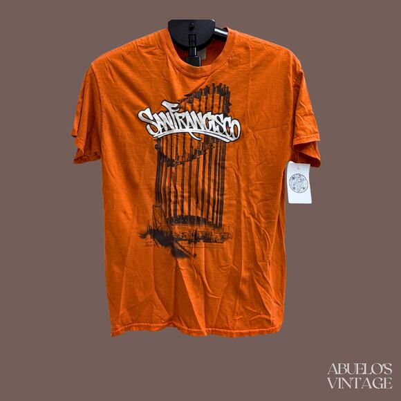 Gildan Other - San Francisco Graphic Tee | Orange Black | Size S | Vintage